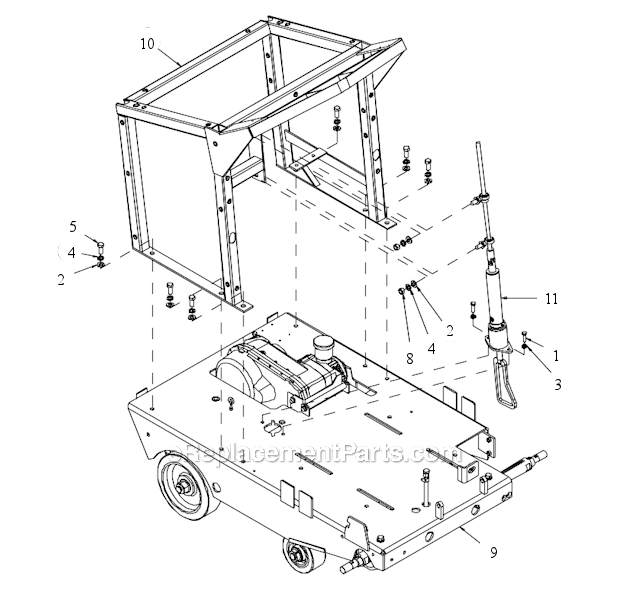 Page J Diagram and Parts List for MK-6020KB  MK Diamond Concrete Saw